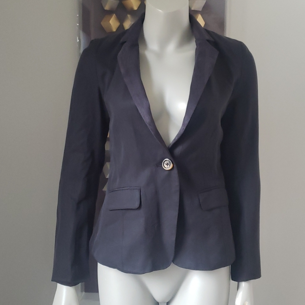 Rails Single Button Black Blazer NWT SzS